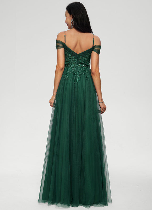 Robe Tulle Verte - gallery 2