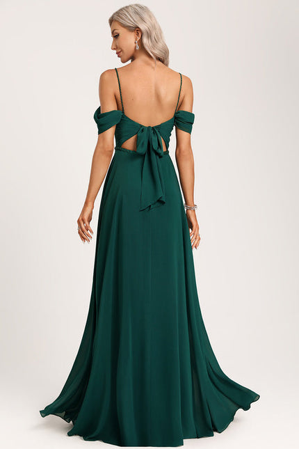 Robe Élégante Décolleté Épaule Ouverte - gallery 1