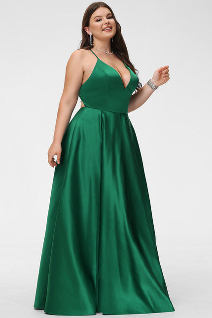Robe Satinée Élégante À Fente - gallery 7