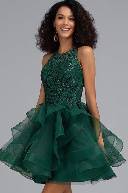 Robe Courte Verte Femme