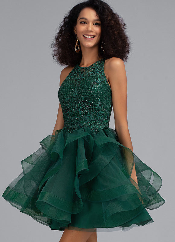 Robe Courte Verte Femme