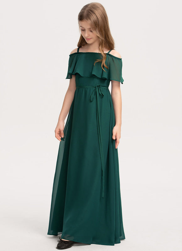 Robe Demoiselle D'Honneur Chic Verte - gallery 1