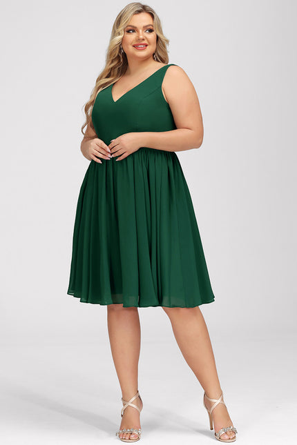 Robe Cocktail Vert Menthe - gallery 9