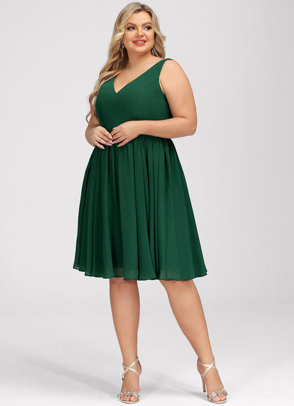 Robe Cocktail Vert Menthe - gallery 9